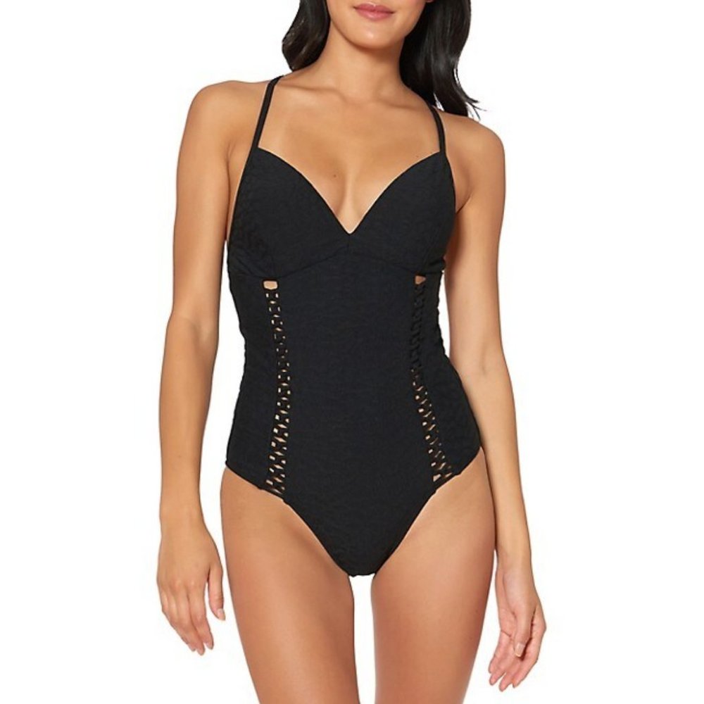 NWT Jessica Simpson Braided Style One Piece swimsuit